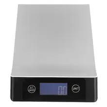 15 кг 1 г ЖК-цифровые кухонные весы 15 кг Большой Пищевой Диеты Вес Баланс Тонкий нержавеющая сталь электронные весы вес ing инструмент E5M1
