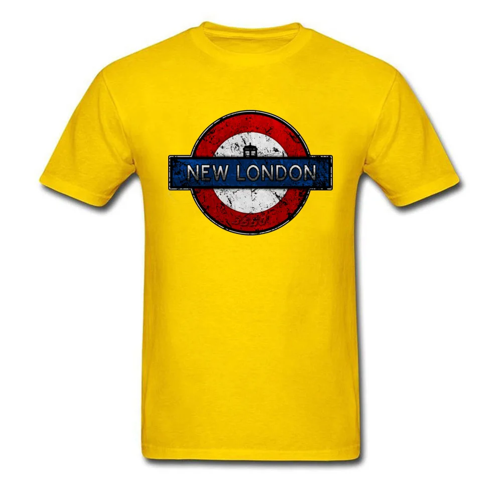 New London 3550 Fashion Leisure T Shirt Round Neck 100% Cotton Fabric Short Sleeve Tops T Shirt for Men Tops T Shirt Summer Fall New London 3550 yellow