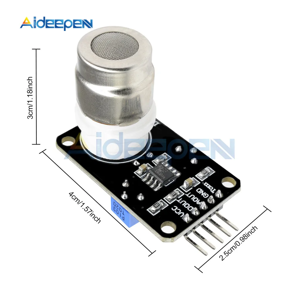 MG811 углекислый газ CO2 Модуль датчика детектор с аналоговым выходом сигнала 0-2 в