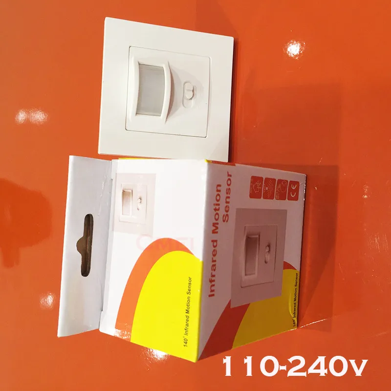 Hot 160 degree high sensitivity PIR Motion Sensor Switch 110v -240v Motion Sensor Automatic wall Light Switch free shipping  (5)