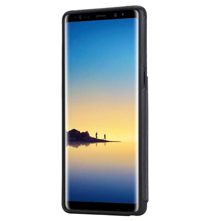 Кармашком для карточек чехол для телефона для Samsung Galaxy S8 S9 S10 E Plus 5G Note 8 9 10 Pro A50 из искусственной кожи чехол-бумажник держатель для карт чехол-бумажник