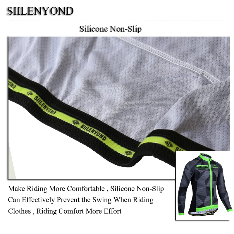 Siilenyond Pro велосипедная Джерси Зимняя одежда с длинным рукавом для велоспорта Теплая Флисовая одежда Ropa Roupa De Ciclismo Invierno Hombre одежда