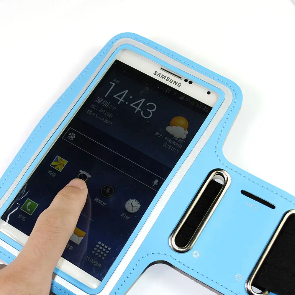 Спортивный Браслет для бега Samsung Galaxy A3 A5 J3 J5 2015 2016 2017 S5 S6 S7 Edge чехол нейлоновый