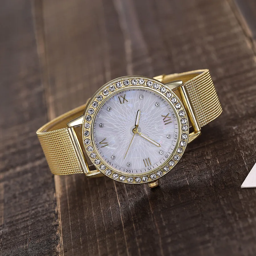 Новое поступление женские Часы повседневные кварцевые часы из нержавеющей стали мраморные часы аналоговые наручные часы#03