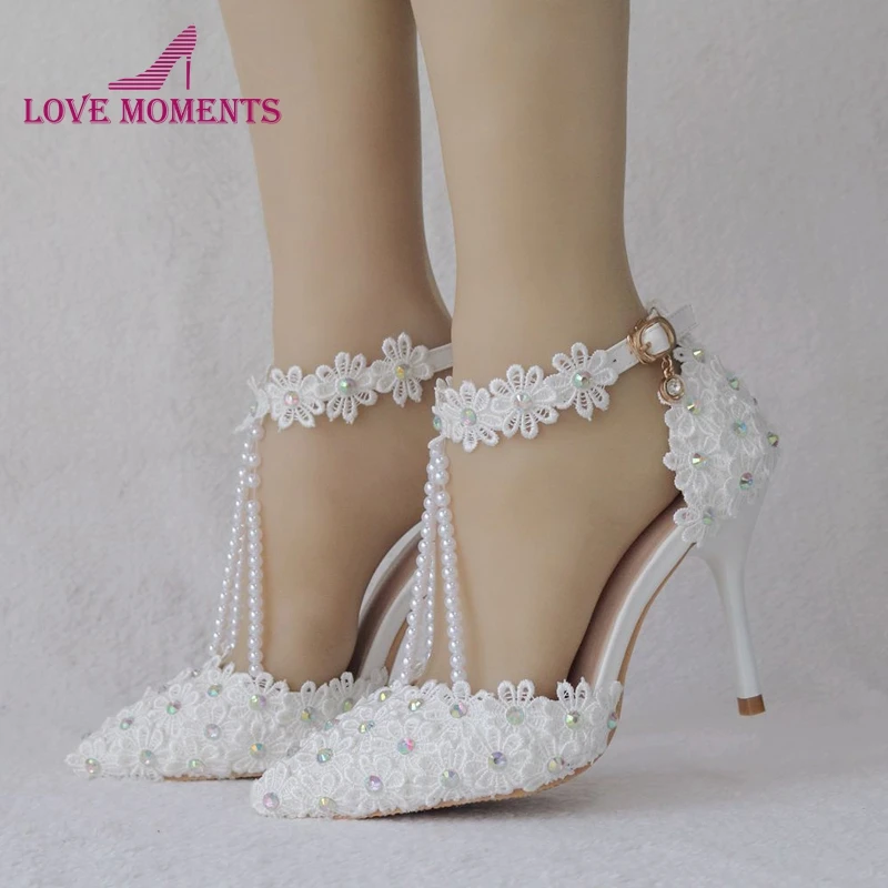 wedding dress and shoes