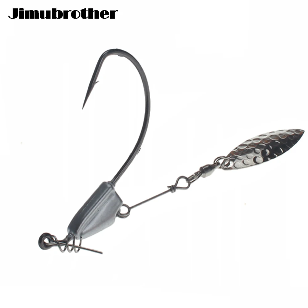 

5.3g 7g leader fishhook Lure fishing tackle weight Lead Head Hook with spring pin swivel Spoon bait Fishing supplier 1pcs/lot