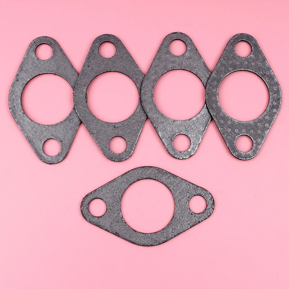 5pcs/lot Exhaust Muffler Gaskets For Honda GX390 GX340 GX270 GX240 13HP 11HP 9HP 8HP GX 390 340 270 240 Lawn Mower Engine Part 3