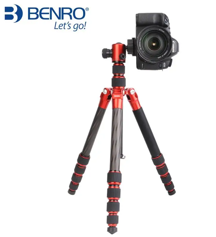 Benro Новинка MC19 штатив из углеродного волокна для однообъективной зеркальной