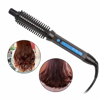 

2 In 1 Multifunction Hair Curler Straightener Hair Curling Brush Styling Tool Curling Iron Round Brush Straighting Comb Freeship