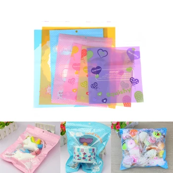 

10pcs/lot Kawaii Cute Charms Bags Holder Slow Rising Toy Storage Organizers