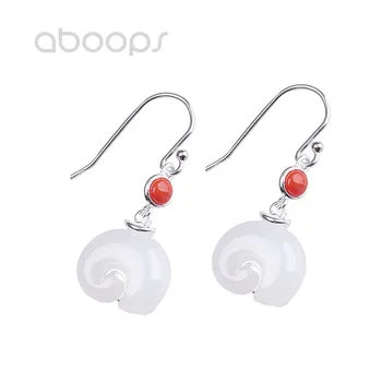 

925 Sterling Silver White Elephant Dangle Earrings for Women Girls Free Shipping