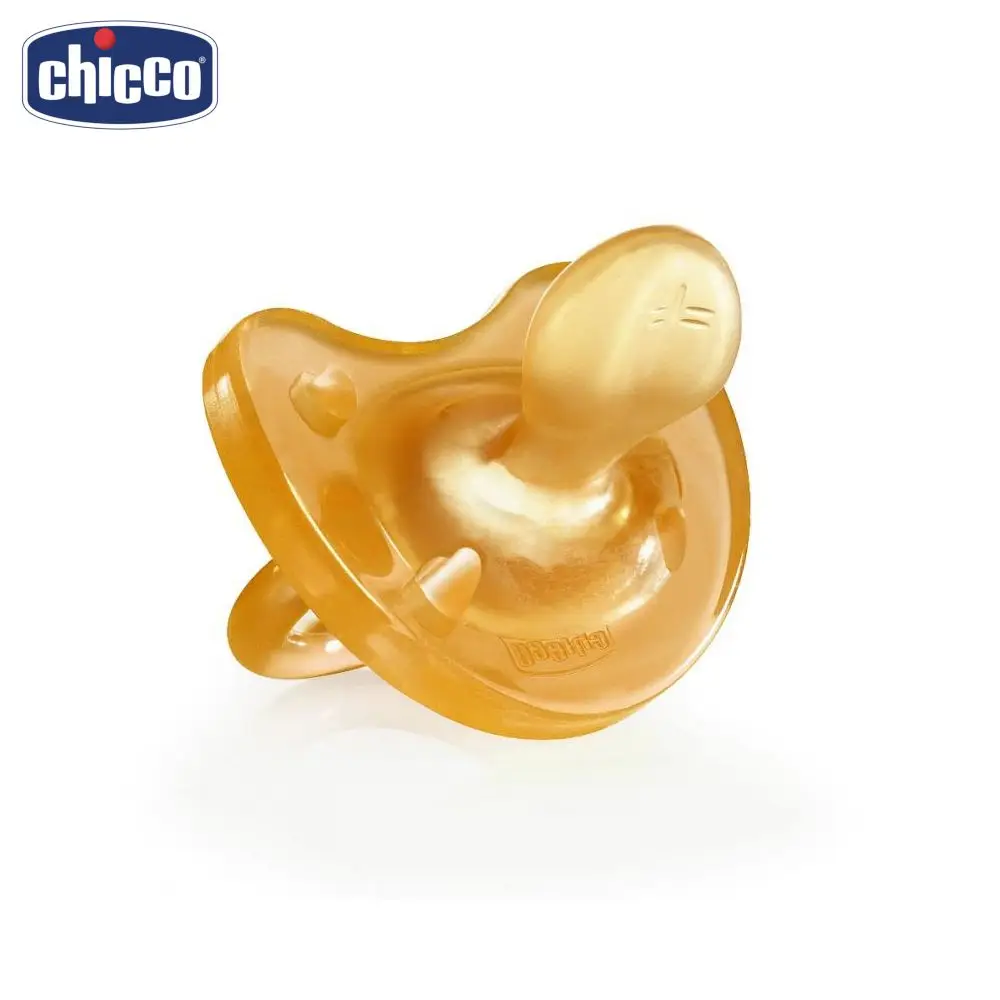 Пустышка Chicco Physio Soft, 1 шт., 6-12 мес., натур. латекс