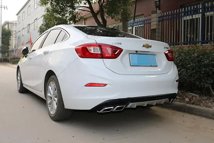 Для Cruze задний спойлер ABS задний бампер диффузор защитные бамперы для 17-19 Cruze набор бампер задний спойлер
