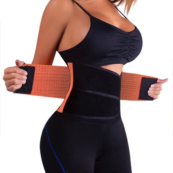 

Women's waist training belt Sports Waist Support Plus Size Waist Trainers Corsets Slimming Belt Waist Cincher Hot Shapers