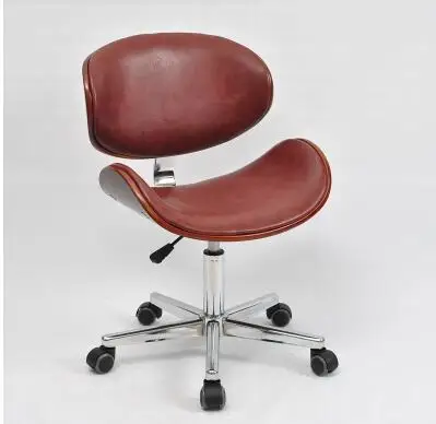 Large modern simple modern simple style without armrest solid wood computer chair. Home swivel chair. Desk study chair lift .011