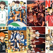 Haikyuu полипропиленовые постеры A3 8 шт. настенный постер