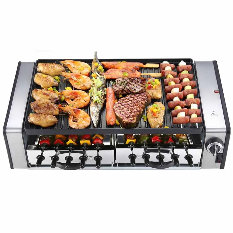 

Large Capacity Household No-smoke Barbecue Pits Korean Commercial Electric Grills &griddles