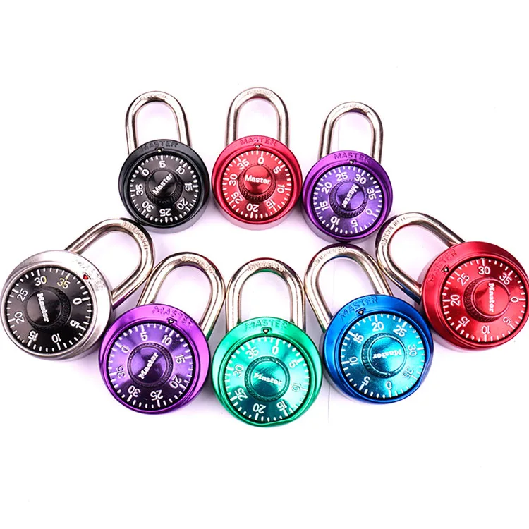 Master Lock Keyed Padlock Password Smart for Lock for a Suitcase Combination Lock for bag  Carousel gym locker lock Mini (4)
