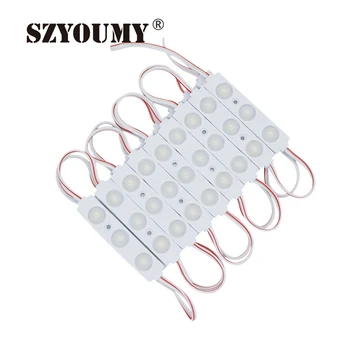 

SZYOUMY Wholesale-FREE DHL 500pcs/Lot Constant Current 5730 Injection LED Module 3LED Lens Advertising Light,3 Years Warranty