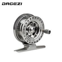 DAGEAI новая полностью металлическая Обработанная алюминиевая катушка для подледной рыбалки 50 мм 4#/70 м левая/правая рука катушка для ловли нахлыстом