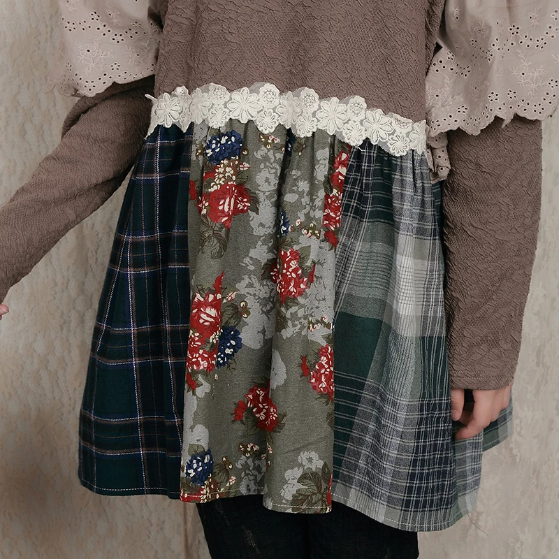 Осенне-зимняя Оригинальная дизайнерская футболка для женщин Harajuku tumblr, топы, футболка с кружевом, женский свободный топ с круглым вырезом, Femme Y03613