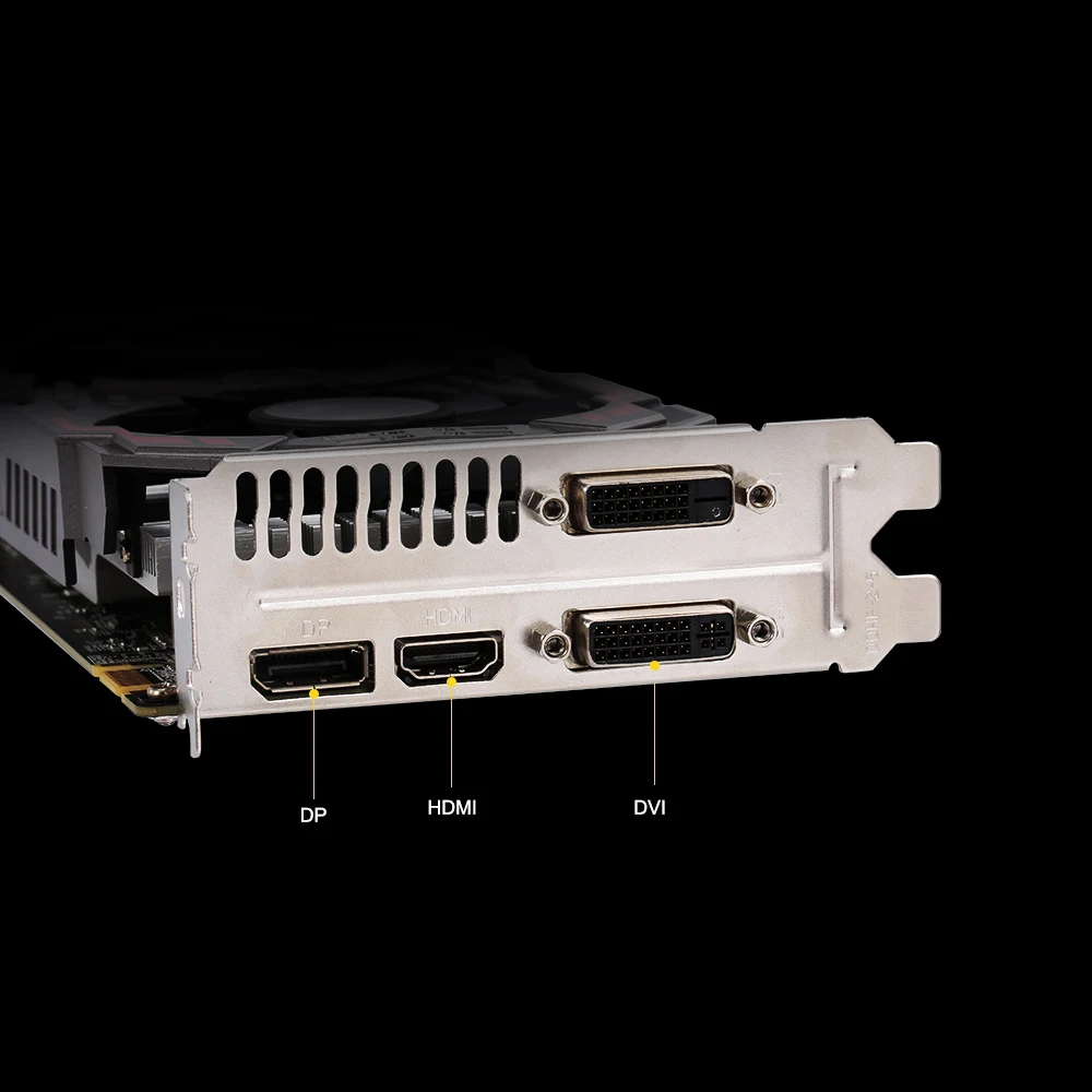 Красочная GTX950-Twin-2GD5 видеокарта 128 бит 6600 МГц GDDR5 DP+ HD+ DVI PCI-E X16(3,0)(б/у