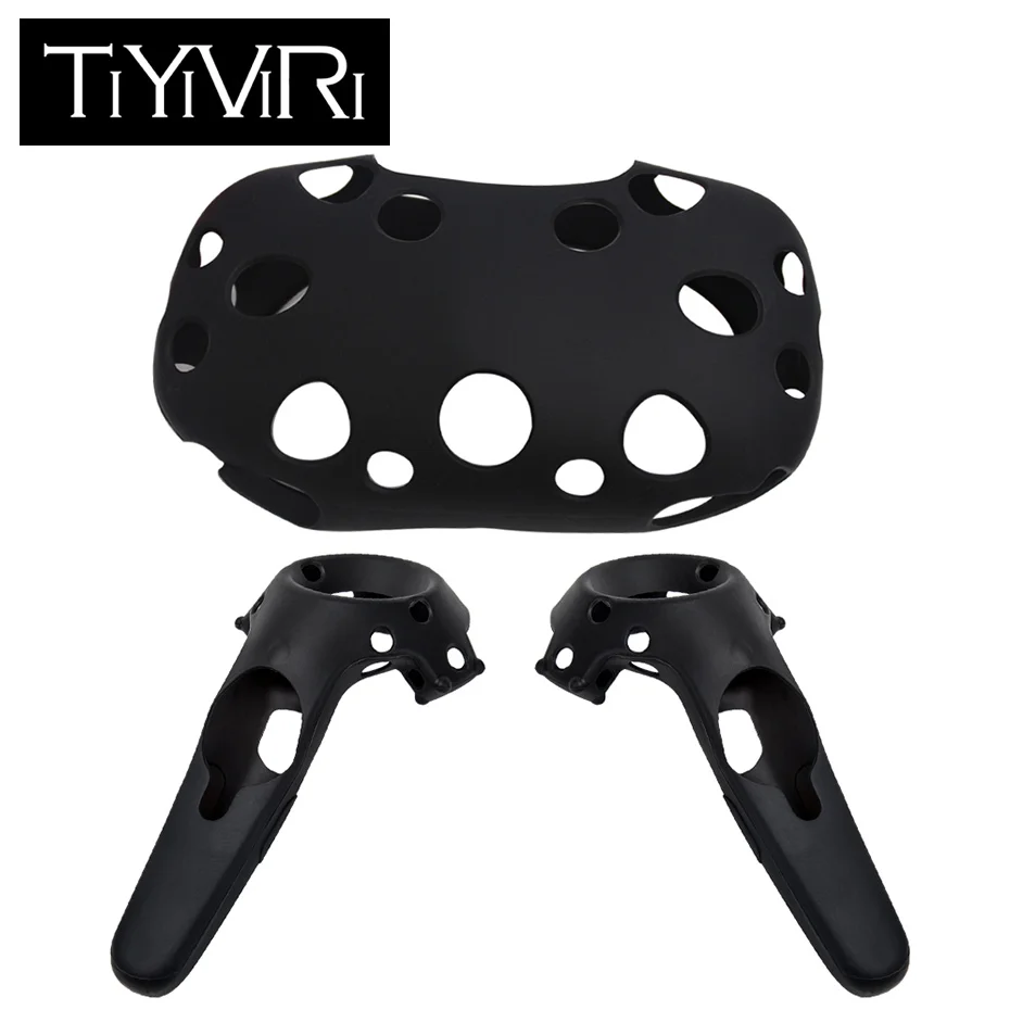 Vr силиконовый чехол Эластичный Защитный контроллеры ручка для Htc Vive Очки