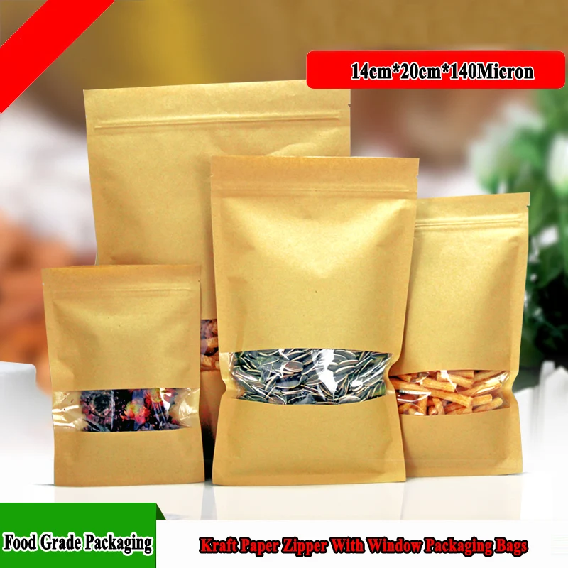 100pcs/lot 14cm*20cm*140micron Retail Packaging Plastic Bag For Sale