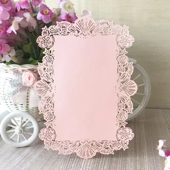 

50pcs Single page Beach theme starfish shell design Glossy Shiny Paper Card Postcards Wedding Birthday Party Invitation cards