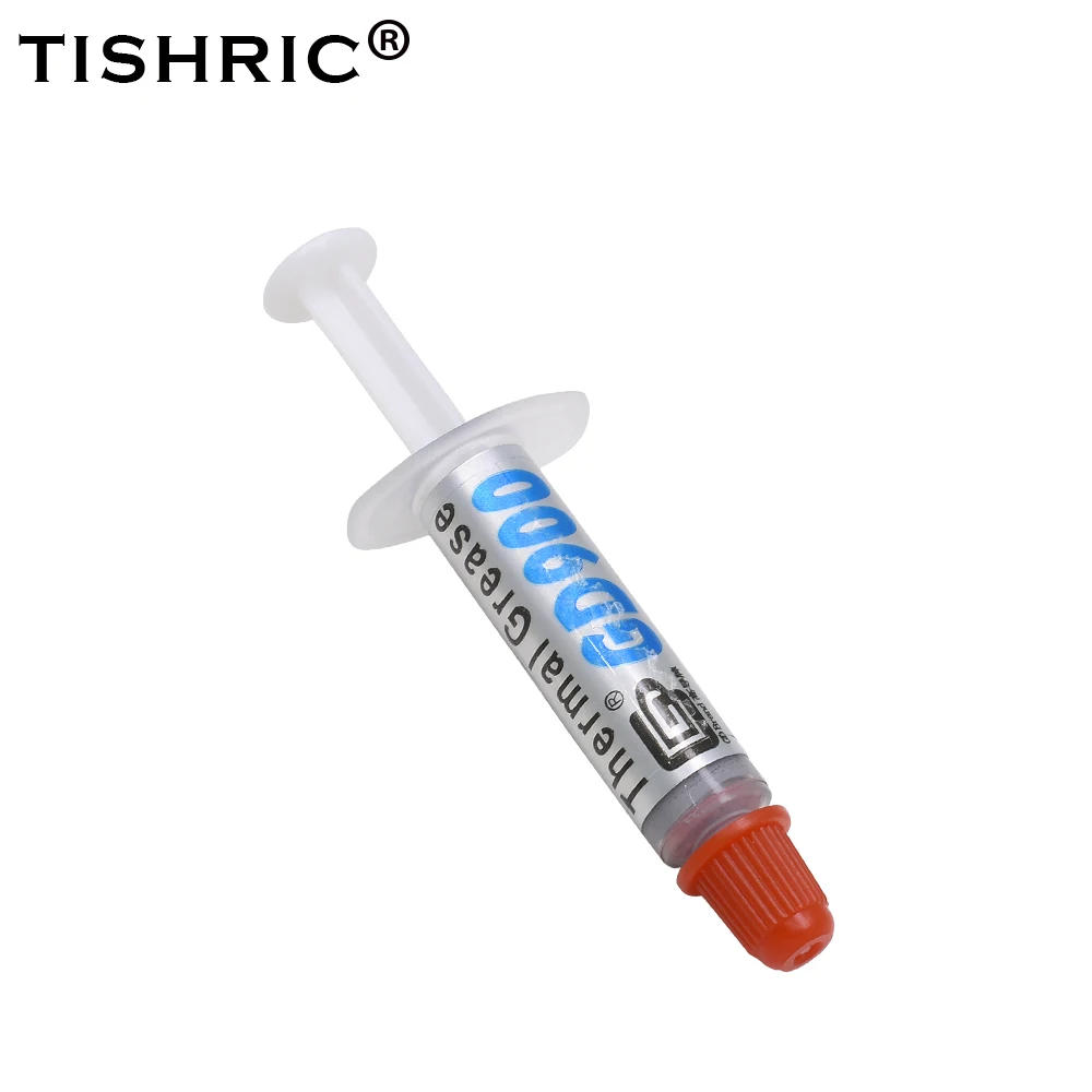 Tishric 10 قطعة 1 جرام GD900 معجون حراري وحدة المعالجة المركزية مسند تبريد للاب توب مدمج به مكبر صوت مروحة مجمع سيليكون الجص غرفة تبريد GPU المعالج شحم...