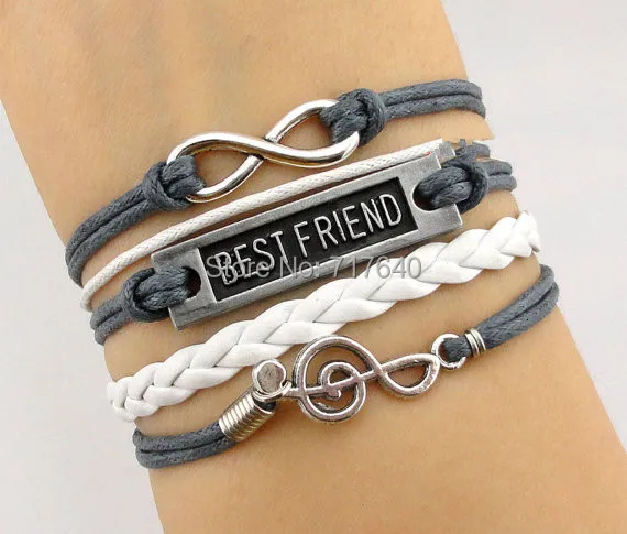 Infinity Bracelet Musical Music Bestfriend Best Infinity Bracelet Musical Music Bestfriend Best Friend Charm