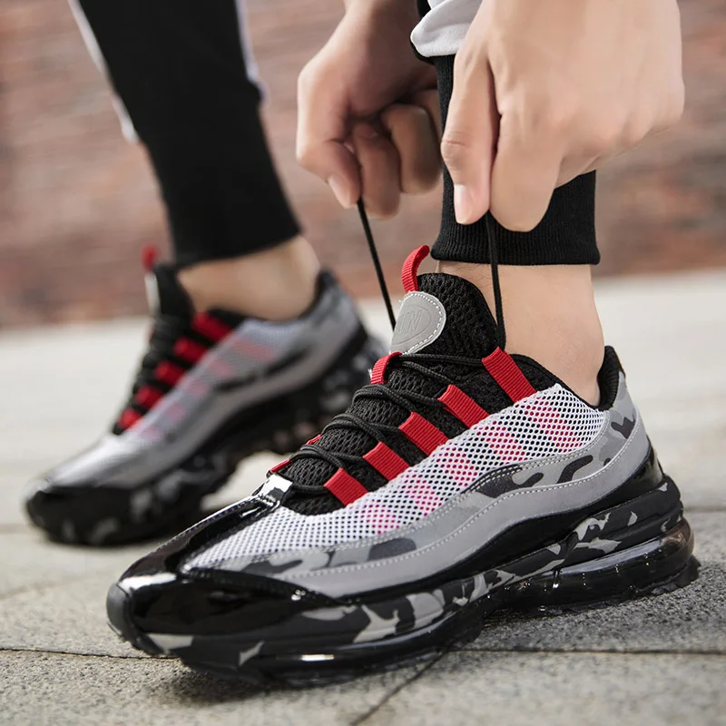 

Four Seasons Men Sneakers Running Shoes Male Sneakers Mesh Breathable Sport Shoes Air Jogging Walking Shoes Athletics Shoes