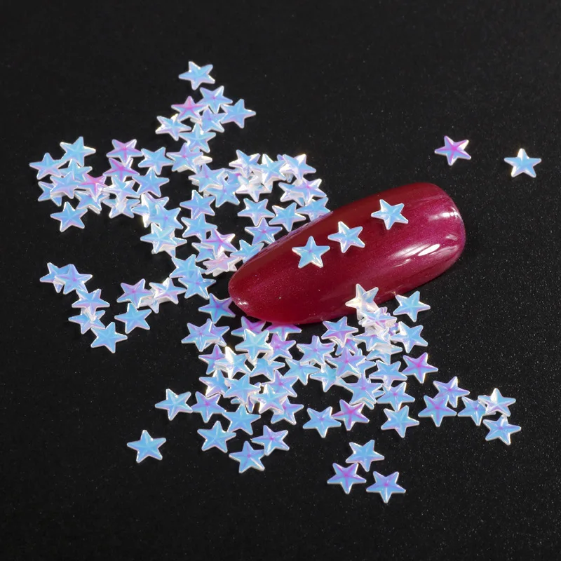 1 Box Star Glitter Star Sprinkle / 3D Confetti Star Sequin Micro Star / Fake Topping(12 Colors / 3mm / 3g) Glitter Sequins