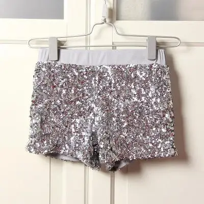 Ladies Elastic High Waist Shorts Sequins Hip Hop Ds Sexy Club Shorts Jazz Nightclub Singer Women Stage Clothes american eagle shorts Shorts