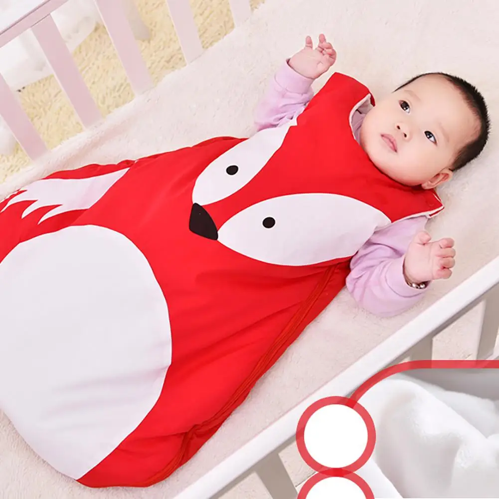 

2018 New Baby Animals Sleeping Bag Baby Child Anti Kick Quilt NewbornThickened Cotton Sleeping Bag Baby Swaddle Blankets