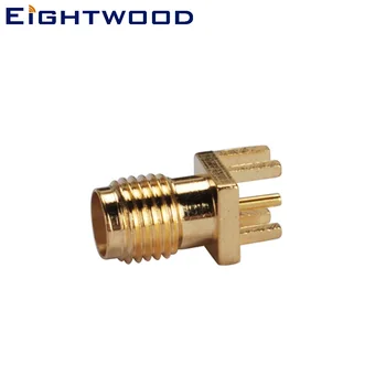 

Eightwood 10PCS SMA Jack Female RF Coaxial Connector End Launch PCB Mount .062" 1.57mm RF Adapter for Antenna Base station
