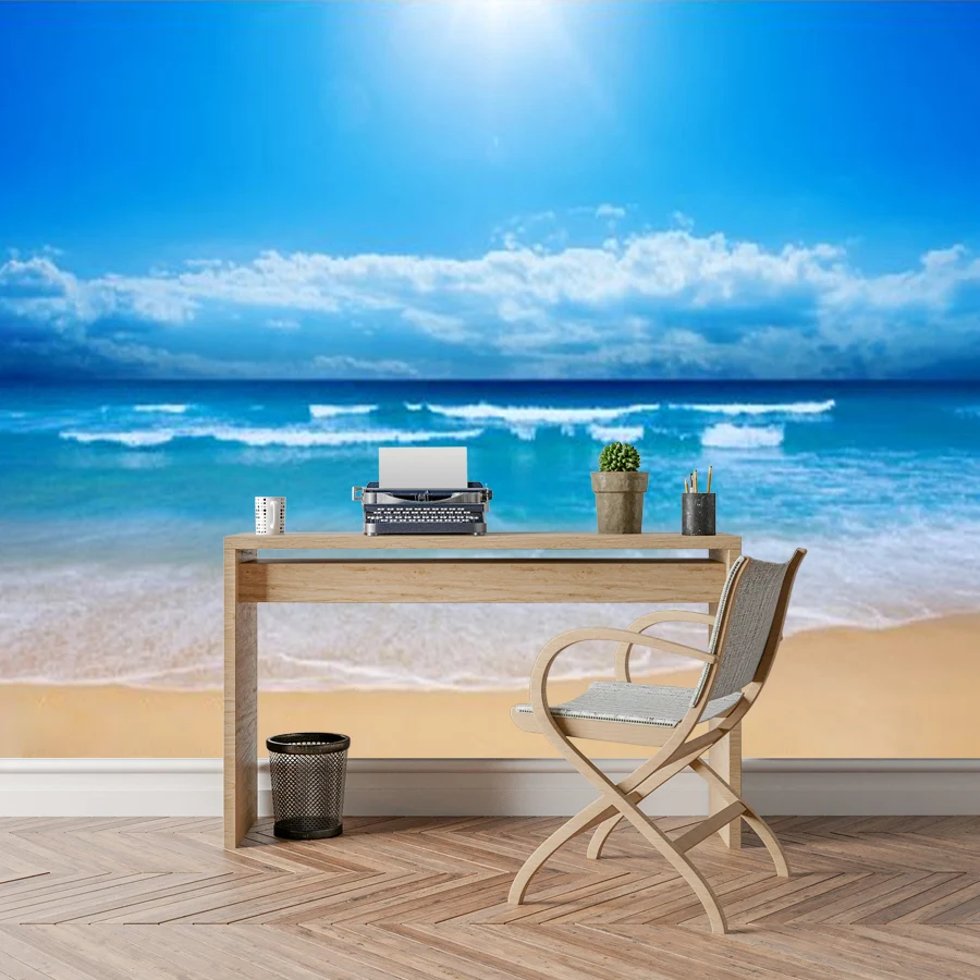 ShineHome-Large Custom 3D Picture Wallpaper Sunshine Sea Beach Wallpapers for 3 d Living Room Sofa Bedroom TV Wall Paper Art ShineHome-Large Custom 3D Picture Wallpaper Sunshine Sea Beach Wallpapers for 3 d Living Room Sofa Bedroom TV Wall Paper Art