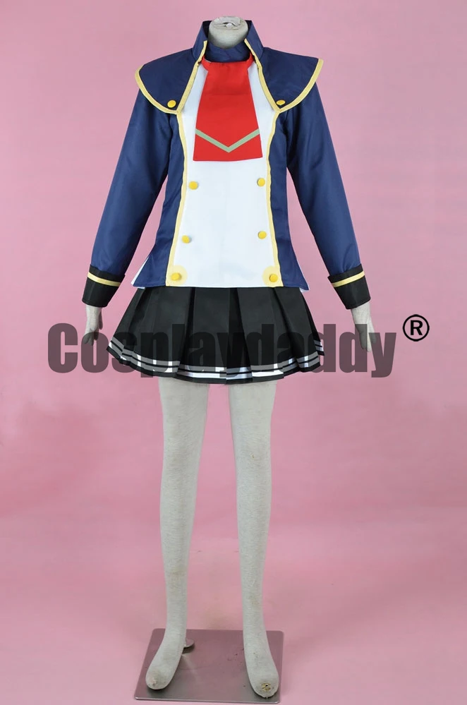 BlazBlue: Remix Heart Mai Hazuki Natsume Military Academy's School Uniform Dress Cosplay Costume F006 |
