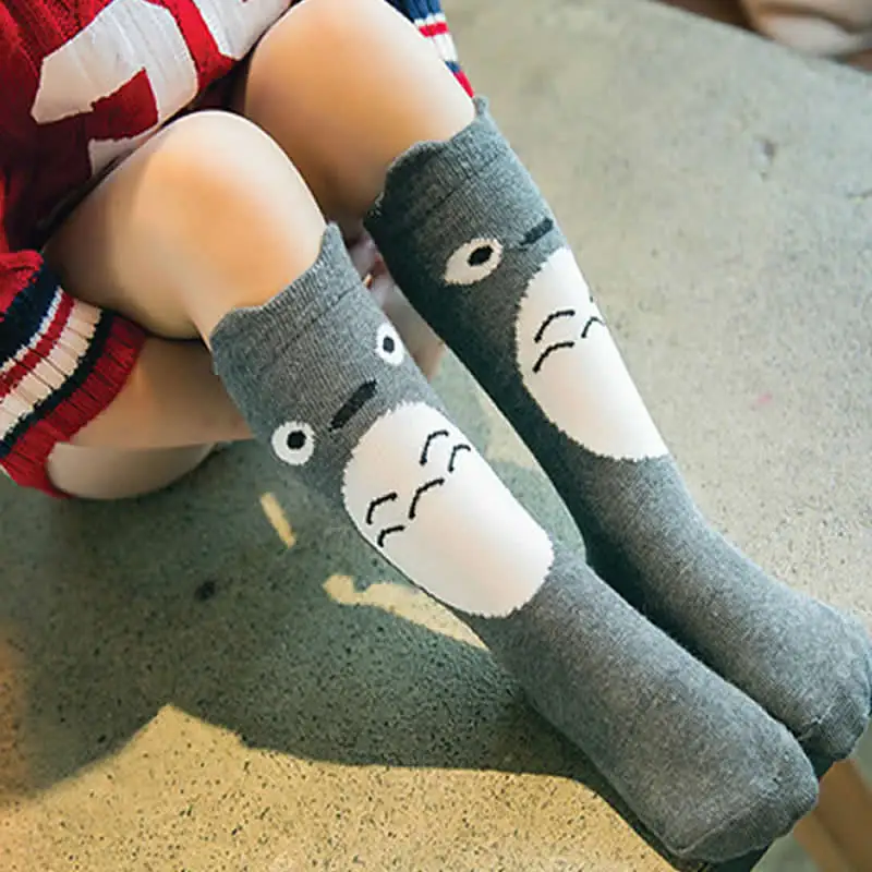

Baby cute bear print cotton socks feet set autumn cloth boy knee socks socks fashion clothing