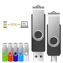 free shipping dual usb pendrive OTG micro usb Smart Phone USB Flash Drive chiavetta usb 32 gb