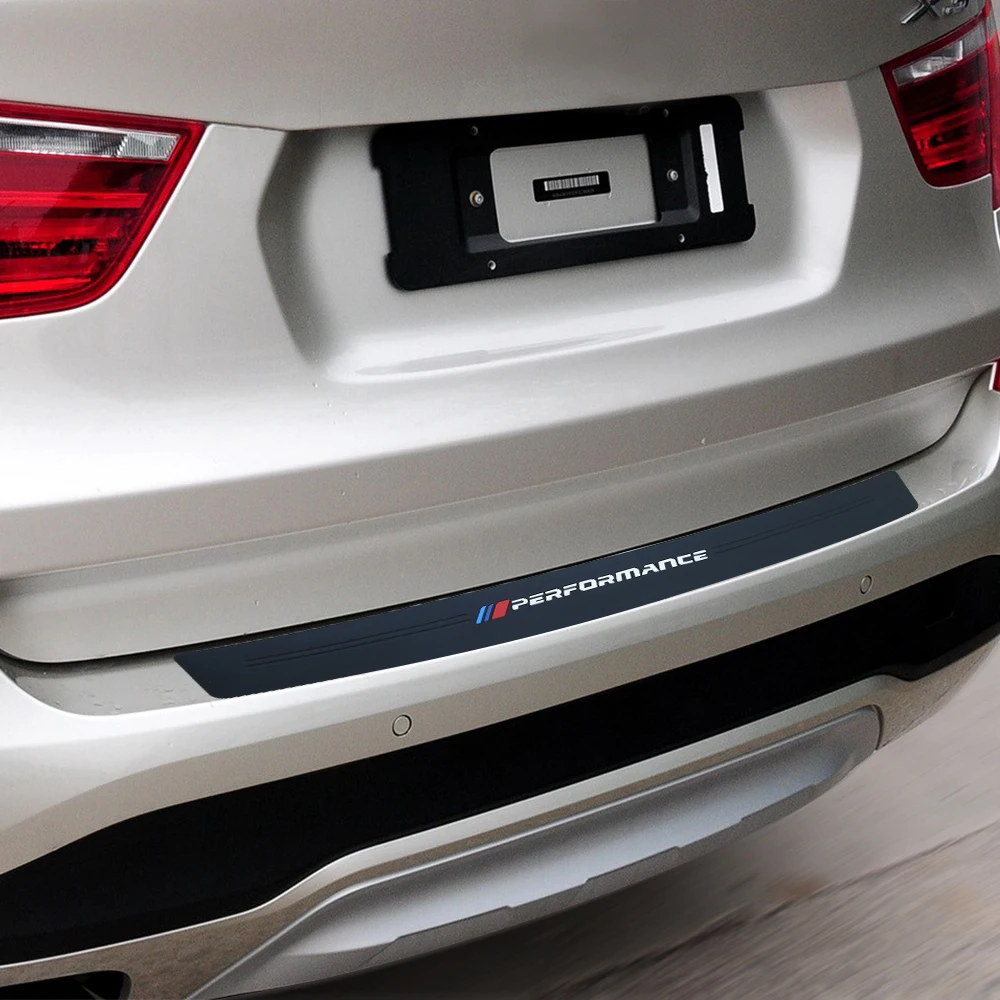 New Performance Rubber Car Rear Bumper Trim Guard Plate Protector