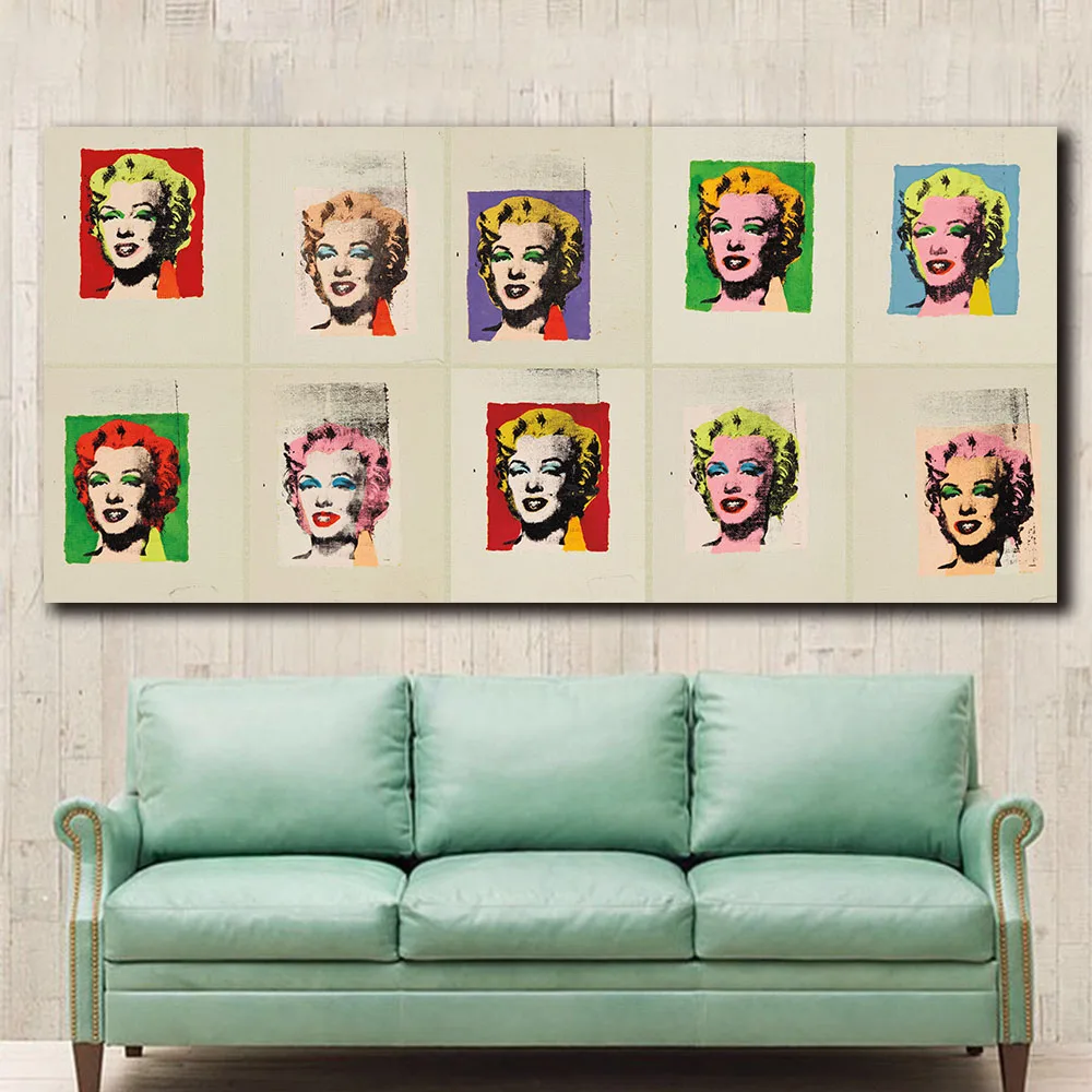 Ten works Andy Warhol  Marilyn 5