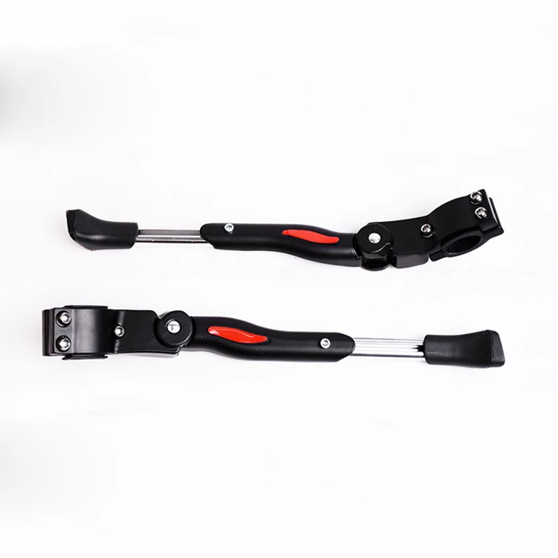 Aluminium Alloy Bike Accessories Adjustable Side Replacement Cycling Bicycle Kickstand Bike Kick Stand Parts for 24-28"