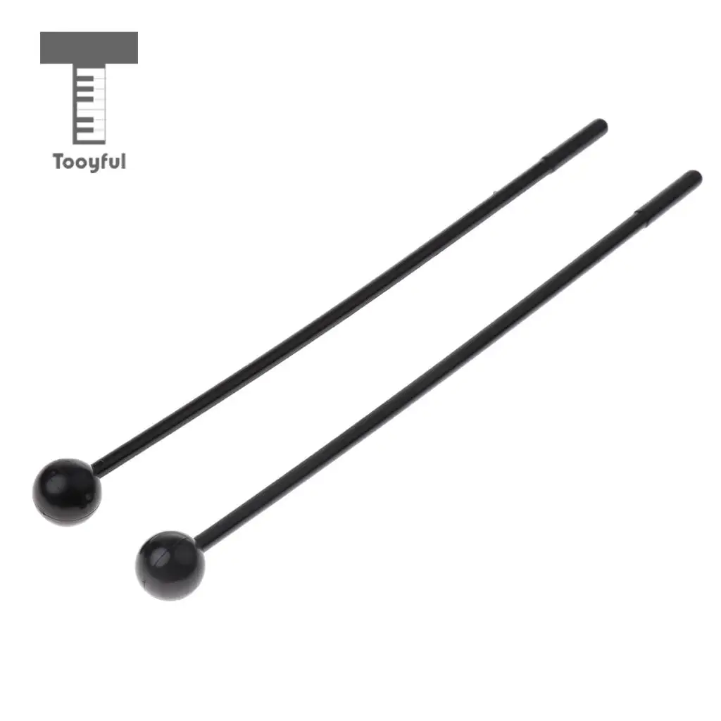 Tooyful 1 Pair Plastic Bell Mallets Glockenspiel Sticks Musical Percussion Mallet stick Musical i Instrument Parts 