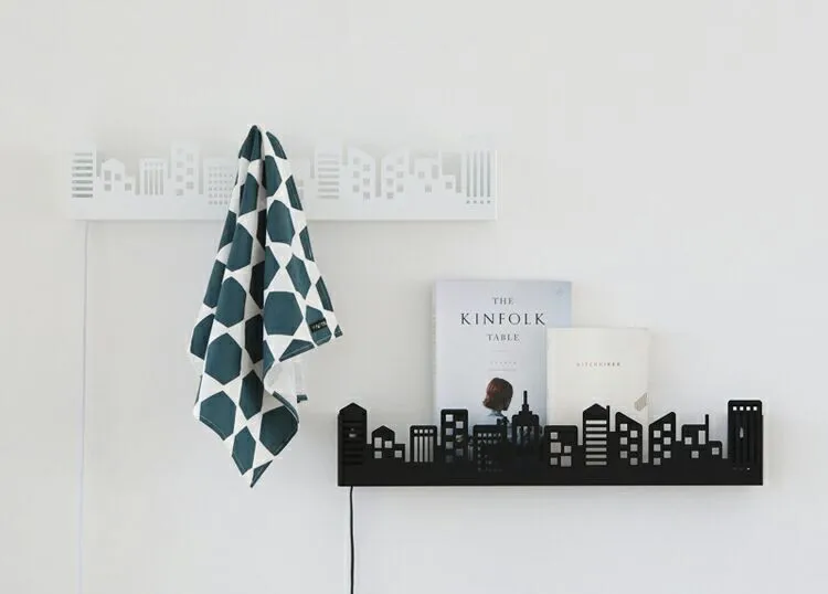Modern scandinavia style city LED wall lamp sconces lights 15