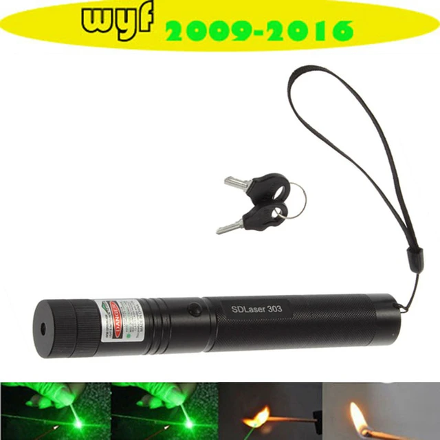 Professional SD Laser 303 Green Laser 1000mw High power Lazer burning Laser  Pointer 303 presenter laserpointer + Safe Key - AliExpress