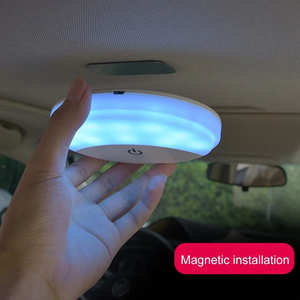 

Car Reading Llight Low Power Consumption Small Light Soft Magnetic Installation Design Automotive LED Blue Light