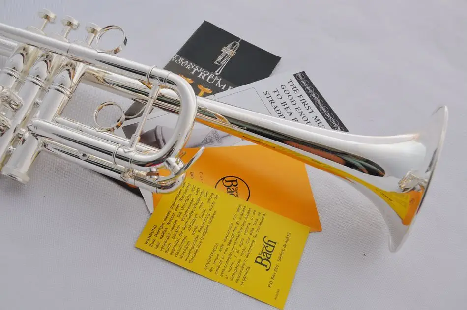 Музыкальный Fancier, клубный Профессиональный C тон труба LT197GS посеребренный музыкальный инструмент профессиональный C Труба 197GS мундштук