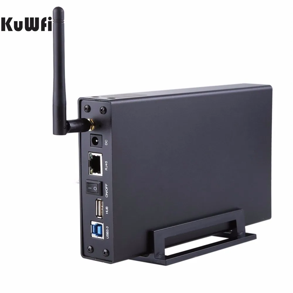 USB3.0 Wi Fi потокового Беспроводной жесткий диск 3 5 &quotвнешний Корпус маршрутизатор и