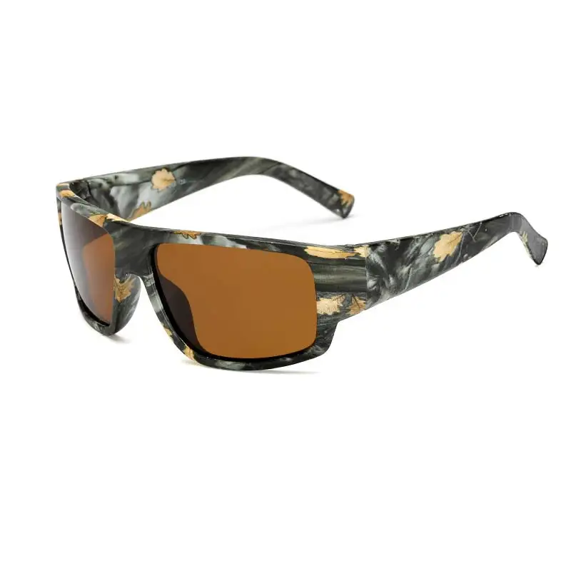 

top quality HD polarized Sunglasses Eyewear Fashion Mens Womens Retro Sports Sun glasses UV400 Goggles brown Night Vision